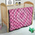 Tahitian Tiare Flower Quilt Pink Polynesian Pattern