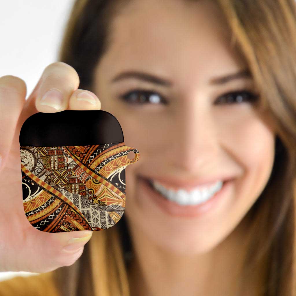 Hawaiian Style Tapa AirPods Case Vintage Seamless Pattern - Polynesian Pride