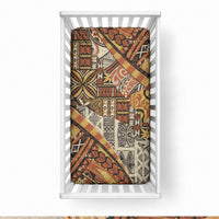 Hawaiian Style Tapa Baby Bed Cover Vintage Seamless Pattern LT9 28 × 52 in Red - Polynesian Pride