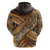 Hawaiian Style Tapa Hoodie Vintage Seamless Pattern - Polynesian Pride