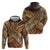 Hawaiian Style Tapa Hoodie Vintage Seamless Pattern - Polynesian Pride