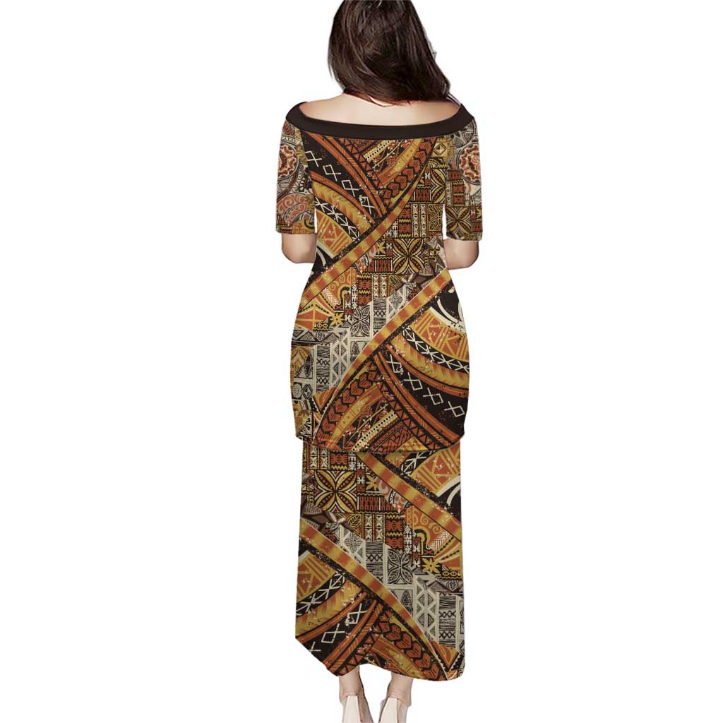 Hawaiian Style Tapa Puletasi Vintage Seamless Pattern - Polynesian Pride