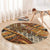 Hawaiian Style Tapa Round Carpet Vintage Seamless Pattern - Polynesian Pride