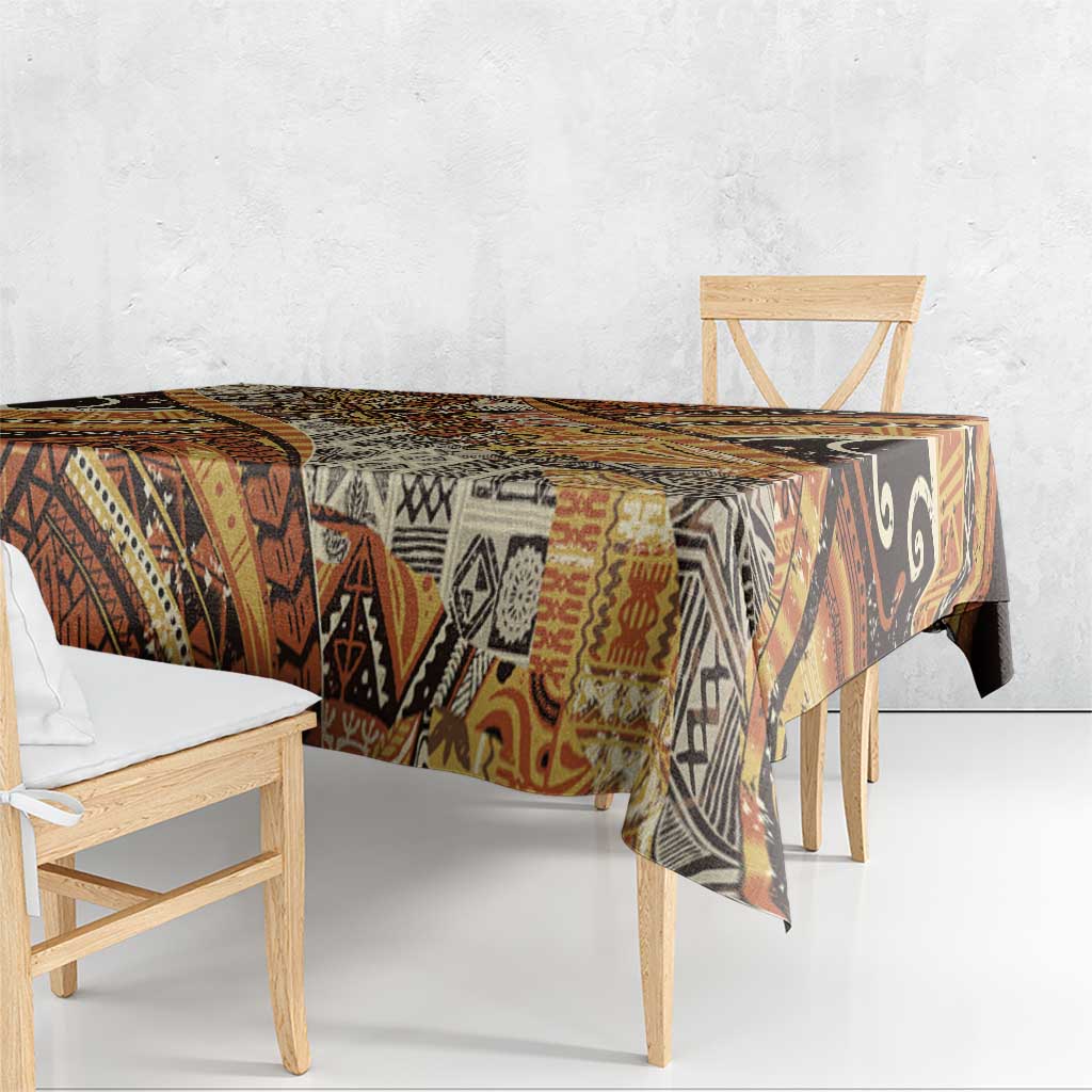 Hawaiian Style Tapa Tablecloth Vintage Seamless Pattern - Polynesian Pride