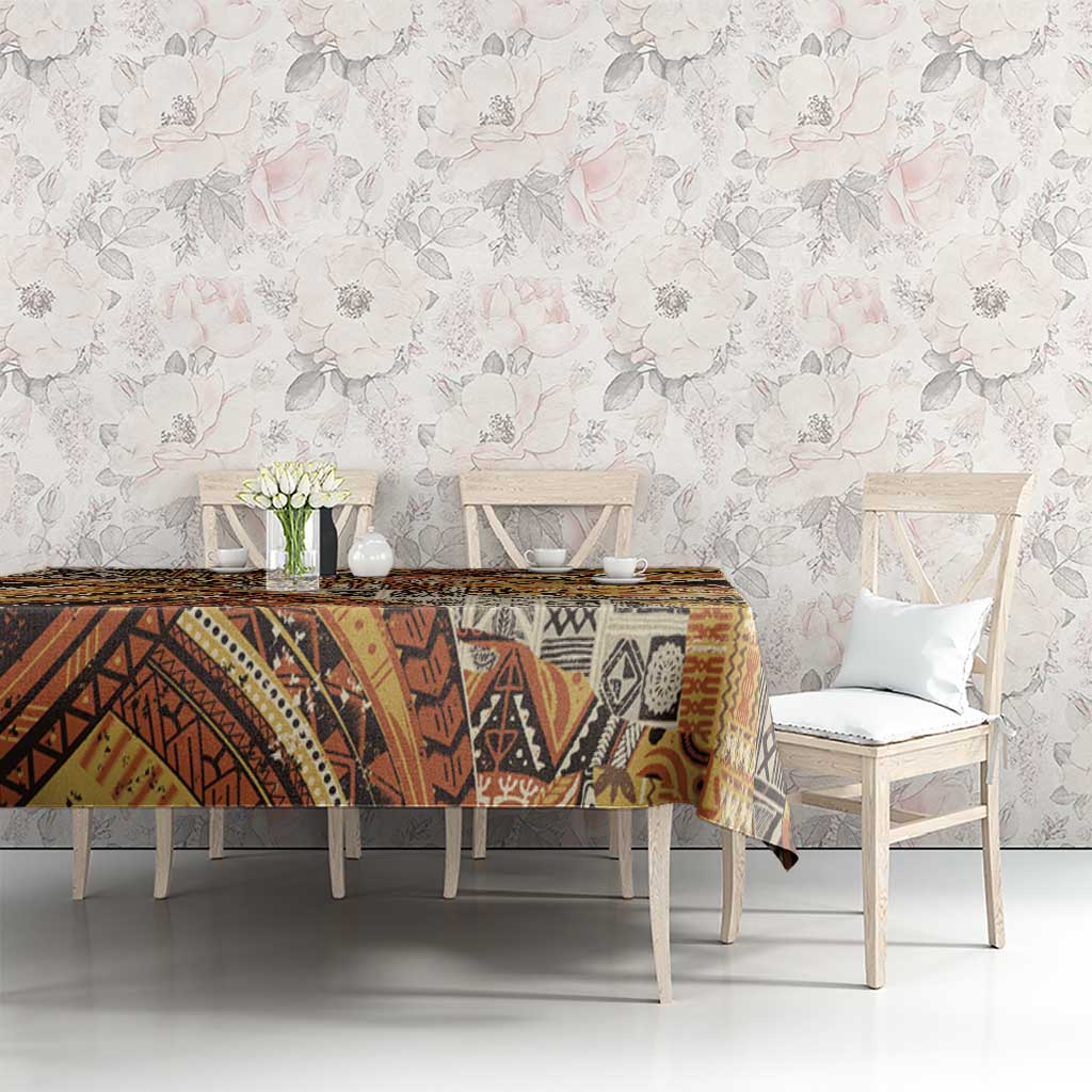 Hawaiian Style Tapa Tablecloth Vintage Seamless Pattern - Polynesian Pride