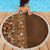 Hawaiian Tribal Elements Hibiscus Beach Blanket Gold Pattern - Polynesian Pride