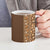 Hawaiian Tribal Elements Hibiscus Ceramic Mug Gold Pattern - Polynesian Pride