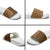 Hawaiian Tribal Elements Hibiscus Slide Sandals Gold Pattern - Polynesian Pride