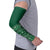Hawaiian Tribal Elements Hibiscus Arm Sleeves Green Pattern - Polynesian Pride