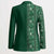 Hawaiian Tribal Elements Hibiscus Blazer Green Pattern - Polynesian Pride
