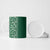 Hawaiian Tribal Elements Hibiscus Ceramic Mug Green Pattern - Polynesian Pride