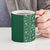 Hawaiian Tribal Elements Hibiscus Ceramic Mug Green Pattern - Polynesian Pride