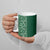 Hawaiian Tribal Elements Hibiscus Ceramic Mug Green Pattern - Polynesian Pride