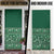 Hawaiian Tribal Elements Hibiscus Door Cover Green Pattern - Polynesian Pride