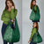 Hawaiian Tribal Elements Hibiscus Grocery Bag Green Pattern - Polynesian Pride