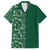 Hawaiian Tribal Elements Hibiscus Hawaiian Shirt Green Pattern - Polynesian Pride