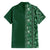 Hawaiian Tribal Elements Hibiscus Hawaiian Shirt Green Pattern - Polynesian Pride
