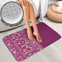 Hawaiian Tribal Elements Hibiscus Bathroom Set Pink Pattern - Polynesian Pride