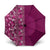 Hawaiian Tribal Elements Hibiscus Umbrella Pink Pattern - Polynesian Pride