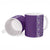 Hawaiian Tribal Elements Hibiscus Ceramic Mug Purple Pattern - Polynesian Pride