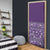 Hawaiian Tribal Elements Hibiscus Door Cover Purple Pattern - Polynesian Pride