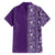 Hawaiian Tribal Elements Hibiscus Hawaiian Shirt Purple Pattern - Polynesian Pride