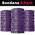 Hawaiian Tribal Elements Hibiscus Neck Gaiter Purple Pattern - Polynesian Pride