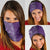 Hawaiian Tribal Elements Hibiscus Neck Gaiter Purple Pattern - Polynesian Pride