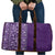 Hawaiian Tribal Elements Hibiscus Travel Bag Purple Pattern - Polynesian Pride