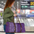 Hawaiian Tribal Elements Hibiscus Travel Bag Purple Pattern - Polynesian Pride