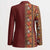 Hawaiian Tribal Elements Hibiscus Blazer Red Pattern - Polynesian Pride