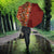 Hawaiian Tribal Elements Hibiscus Umbrella Red Pattern - Polynesian Pride