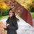 Hawaiian Tribal Elements Hibiscus Umbrella Red Pattern - Polynesian Pride