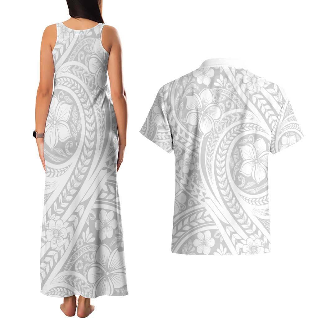 Lotu Tamaiti Samoan Polynesian Tribal Couples Matching Tank Maxi Dress and Hawaiian Shirt LT9 - Polynesian Pride