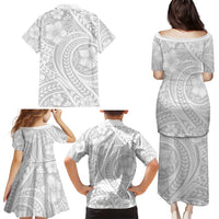 Lotu Tamaiti Samoan Polynesian Tribal Family Matching Puletasi and Hawaiian Shirt LT9 - Polynesian Pride