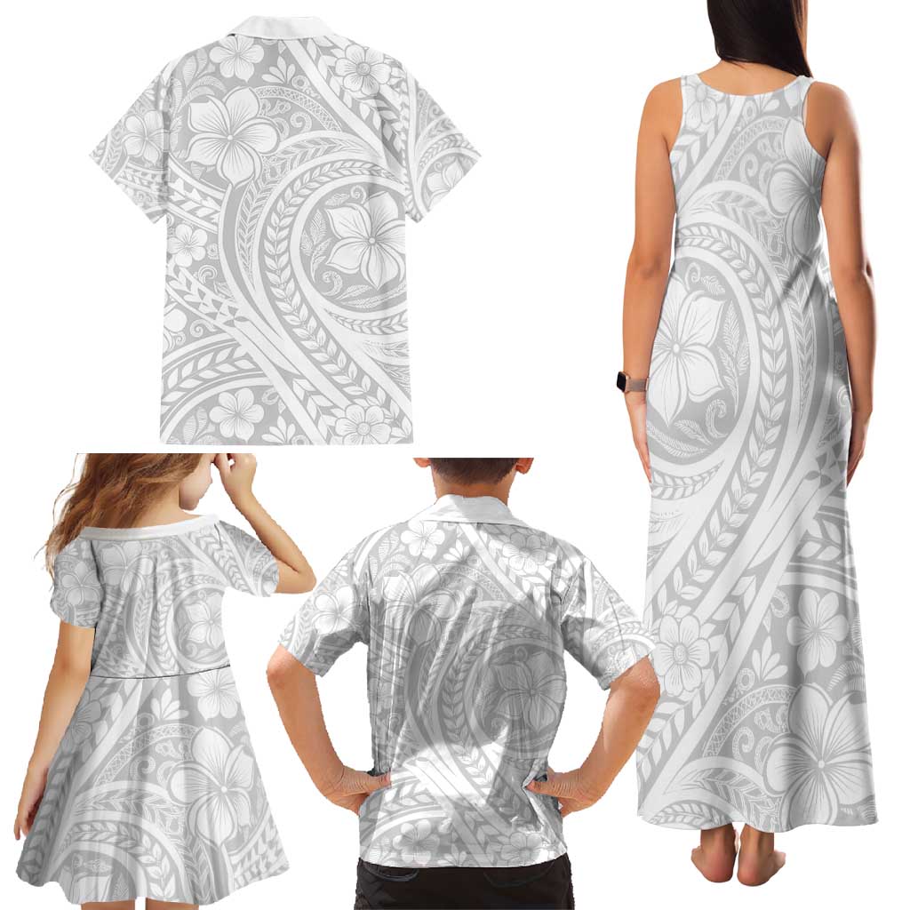 Lotu Tamaiti Samoan Polynesian Tribal Family Matching Tank Maxi Dress and Hawaiian Shirt LT9 - Polynesian Pride