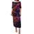 Polynesia Puletasi Whale Tale and Polynesian Sunset Plumeria Pink LT9 Long Dress Pink - Polynesian Pride