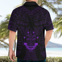 FSM Chuuk States Hawaiian Shirt Micronesia Vintage Polynesian Tribal Purple Version LT9 - Polynesian Pride