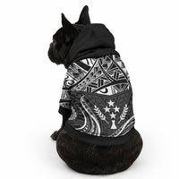 FSM Kosrae States Pet Hoodie Micronesia Vintage Polynesian Tribal Black Version LT9 - Polynesian Pride