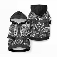 FSM Kosrae States Pet Hoodie Micronesia Vintage Polynesian Tribal Black Version LT9 Pullover Black - Polynesian Pride
