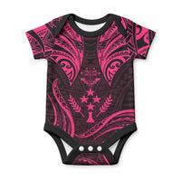 FSM Kosrae States Baby Onesie Micronesia Vintage Polynesian Tribal Pink Version LT9 Pink - Polynesian Pride