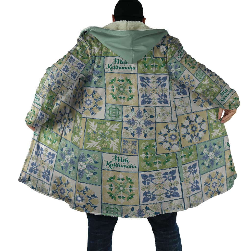 Mele Kalikimaka Hawaii Christmas Cloak Omaomao Seamless Floral Motif - Polynesian Pride