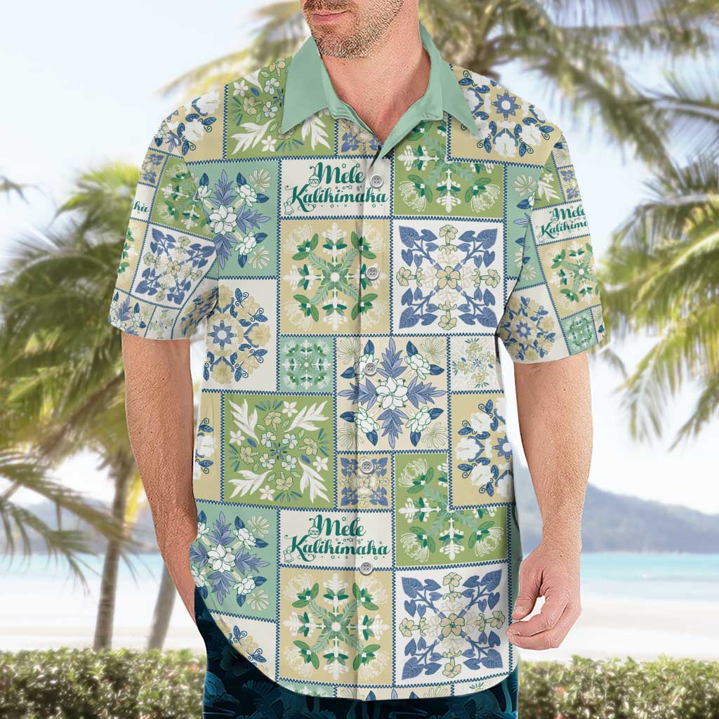 Mele Kalikimaka Hawaii Christmas Hawaiian Shirt Omaomao Seamless Floral Motif - Polynesian Pride