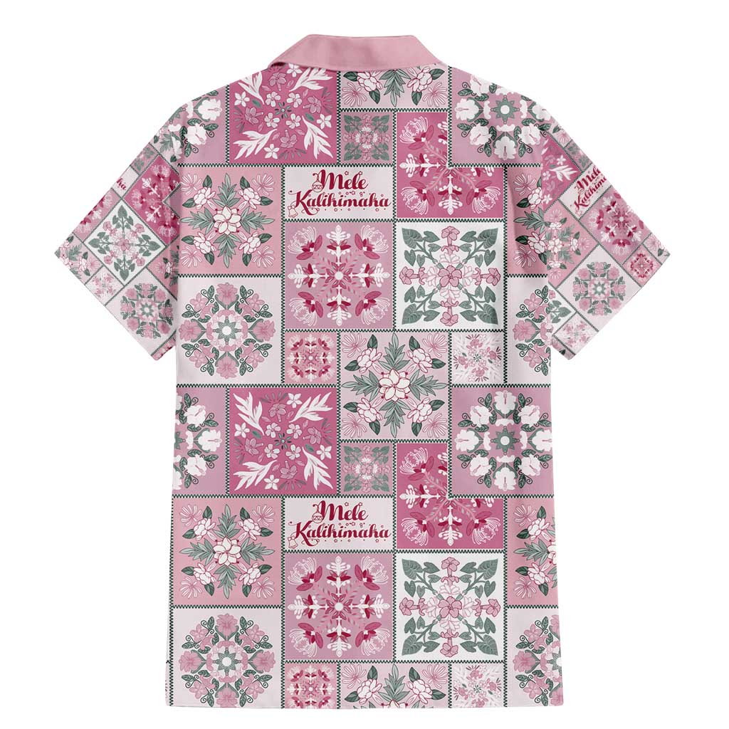 Mele Kalikimaka Hawaii Christmas Family Matching Mermaid Dress and Hawaiian Shirt Akala Seamless Floral Motif LT9 - Polynesian Pride