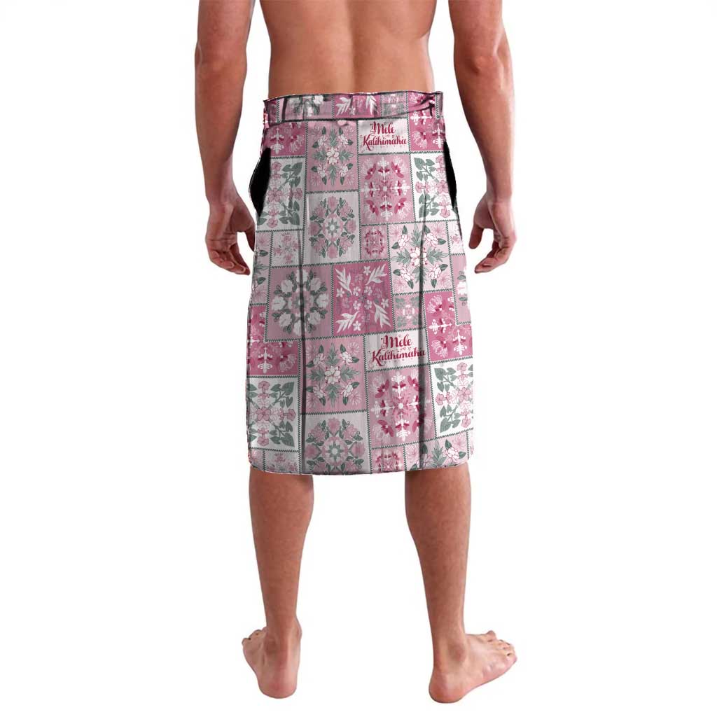Mele Kalikimaka Hawaii Christmas Lavalava Akala Seamless Floral Motif - Polynesian Pride
