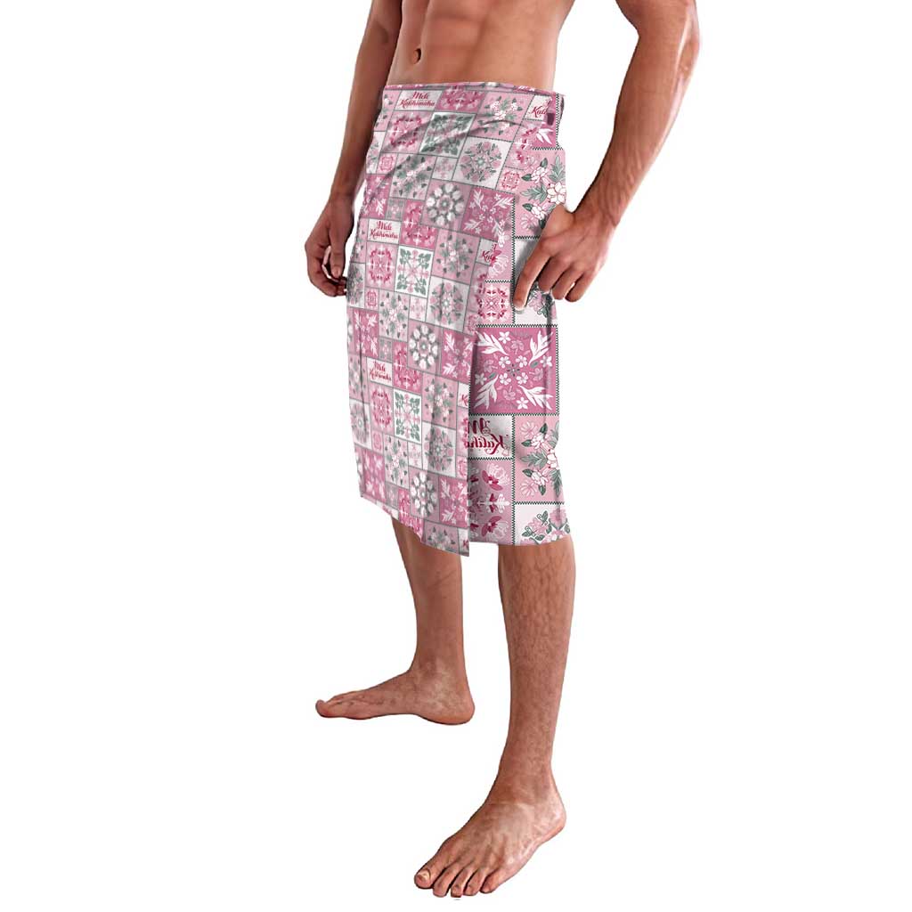Mele Kalikimaka Hawaii Christmas Lavalava Akala Seamless Floral Motif LT9 - Polynesian Pride