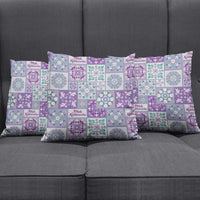 Mele Kalikimaka Hawaii Christmas Pillow Cover Poni Seamless Floral Motif - Polynesian Pride
