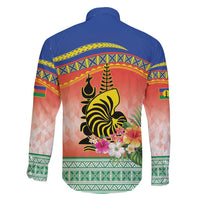 New Caledonia Nautilus Shell Family Matching Tank Maxi Dress and Hawaiian Shirt Polynesian Tropical Flowers LT9 - Polynesian Pride