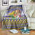 Tokelau Tuluma Blanket Polynesian Tropical Flowers