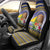 Tokelau Tuluma Car Seat Cover Polynesian Tropical Flowers